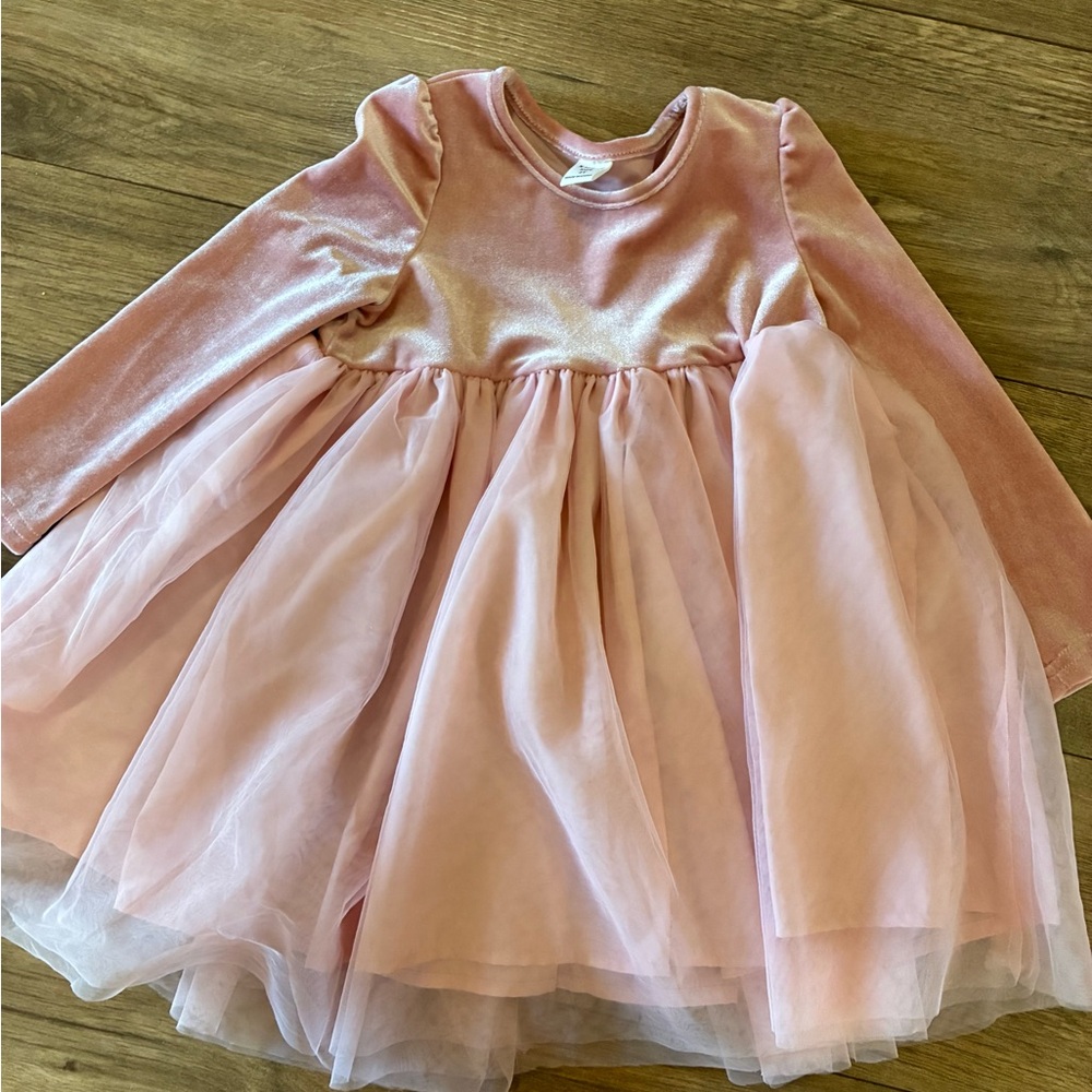 SHEIN Soft Pink Velvet Top